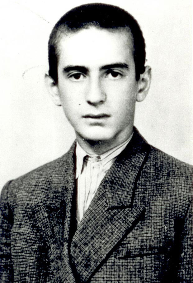 Elie Wiesel as a young man.